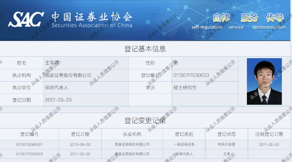 罗伯特IPO 造假： 厦门证监局对国金证券、王学霖、阮任群出具警示函