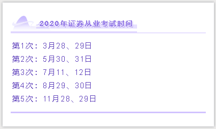 证券从业考试什么时间(证券从业考试安排具体时间)