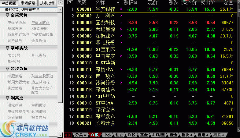 中信证券至信版官网(中信证券至信版怎么搜股票)
